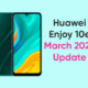 huawei enjoy 10e march 2022 update