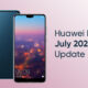 Huawei P20 July 2022 update 